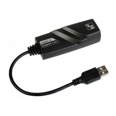 Adaptor Placa Retea USB 3.0 Active, internet 10/100/1000M, Gigabit Ethernet 1Gb, negru