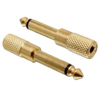 Mufa Adaptor audio Jack 3.5mm Mama la 6.35mm Tata, 2 pini, Mono, Active