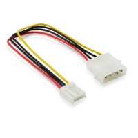 Cablu Adaptor alimentare molex (ide) la 3.5" floppy 4 pini fdd Cablu Adaptor alimentare molex (ide) la 3.5" floppy 4 pini fdd