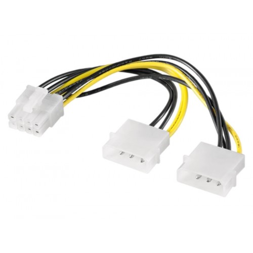 Cablu adaptor alimentare video pci-e 8 pini de molex, molex pcie 8pini