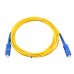Cablu retea fibra optica 5M, conectare internet simpla 9/125um, SC-SC, UPC, G652D