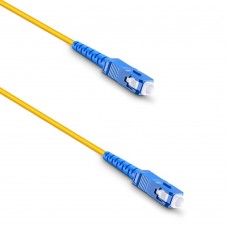 Cablu retea fibra optica 5M, conectare internet simpla 9/125um, SC-SC, UPC, G652D