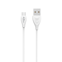 Cablu date/ incarcare microUSB Detech, microUSB tata - USB tata, 1m, alb, compatibil tablete si telefoane, calitate deosebita, ambalaj individual