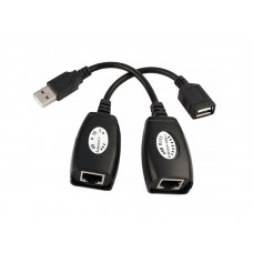 Extensie prelungire USB prin cablu retea RJ45, Active, prelungitor USB prin lan, mama - tata