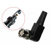 Set 8 conectori BNC 90 grade pe fir, mufa tata, camere supraveghere video, pentru cablu coaxial Set 8 conectori BNC 90 grade pe fir, mufa tata, camere supraveghere video, pentru cablu coaxial