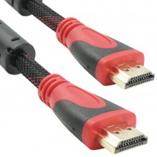 Cablu HDMI DeTech, 15m, tata, calitate deosebita, dublu ecranat, bobine antiparaziti, v 1.4
