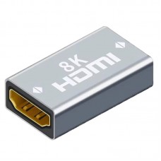 Adaptor / Mufa de prelungire cablu HDMI 2.1, Active, rezolutie 8k, mama-mama, prelungitor hdmi, negru