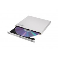 DVD-Writer extern USB, LiteOn, Super-Slim, ultra-light, alb, dvd-rw