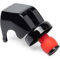 Dop reutilizabil cu garnitura cauciun pentru sticle, inchidere etansa, compatibil sticla sampanie, vin, apa minerala, prosecco, bere, Negru Dop reutilizabil cu garnitura cauciun pentru sticle, inchidere etansa, compatibil sticla sampanie, vin, apa minerala, prosecco, bere, Negru