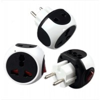 Adaptor universal priza cu intrerupator AU AF US UK CN la Europa, Active 16A, pentru stecher Australia, Africa, USA, America, Anglia, China la Europa Adaptor universal priza cu intrerupator AU AF US UK CN la Europa, Active 16A, pentru stecher Australia, Africa, USA, America, Anglia, China la Europa
