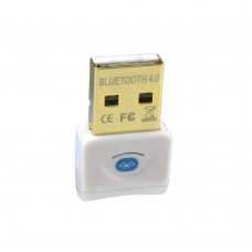 Adaptor USB Bluetooth Active, v4.0, Alb/Negru