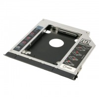 Rack hard disk Caddy sata pentru laptop, Active, grosime 9.5mm, adaptor hdd/ssd s-ata 2.5"