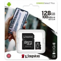 Card microSD 128Gb cu adaptor SDHC, 100mbps, Kingston