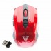 Mouse Wireless PRO Gaming Fantech WG7, USB, 2000 dpi, optic, fara fir, baterii incluse , alb/ negru/ rosu