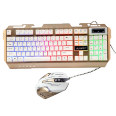 KIT Gaming Mantis GT800,  Tastatura + Mouse Iluminate, USB