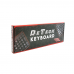 Tastatura USB DeTech, 104 taste, forma ergonomica, taste confortabile, Negru
