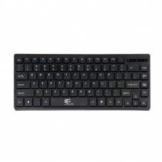 Mini Tastatura Multimedia USB, Fantech K3M, slim 84 taste, design compact, Negru