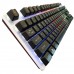 Tastatura Gaming Iluminata Mantis T1, alb-negru, USB, 104 taste