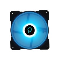 Ventilator Carcasa 12V, 120mm, 4 fire, mufa 4 pini pwm, 2000RPM, silent, iluminat albastru, Spacer