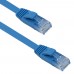 Cablu retea cat6 Plat ACTIVE, 10M, UTP, negru, mufat 2 x rj45 cat.6 
