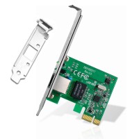 Placa Retea Gigabit Ethernet, TP-Link, internet 10/100/1000M, PCI-e, 1Gb, chip rtl8168b, low profile bracket inclus