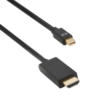 Cablu mini DisplayPort - HDMI DeTech, 1.8m, tata, calitate deosebita