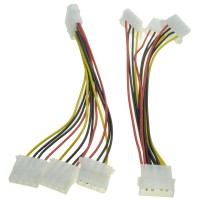 Cablu multiplicator molex (ide) 1 tata la 3 mama, 15cm, spliter/splitter molex Cablu multiplicator molex (ide) 1 tata la 3 mama, 15cm, spliter/splitter molex