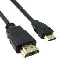 Cablu mini HDMI - HDMI DeTech, 1.5m, tata, calitate deosebita Cablu mini HDMI - HDMI DeTech, 1.5m, tata, calitate deosebita