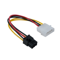 Adaptor alimentare placa video pci-e 6 pini de la molex, cablu pcie 6pini Adaptor alimentare placa video pci-e 6 pini de la molex, cablu pcie 6pini